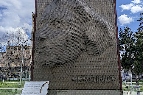 Heroinat Memorial in Prishtina